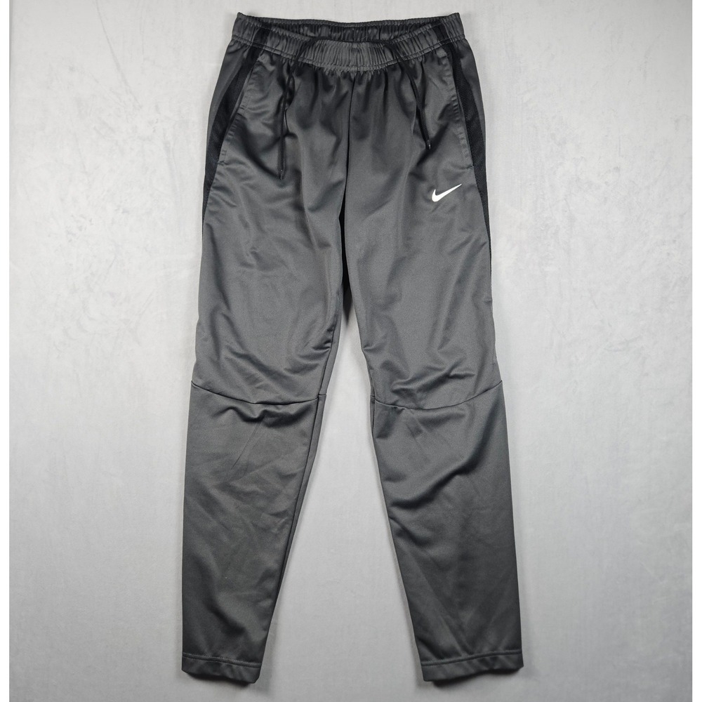 Nike Epic Training Pants Womens Medium Gray Doubleknit Adjustable Sweats Gym